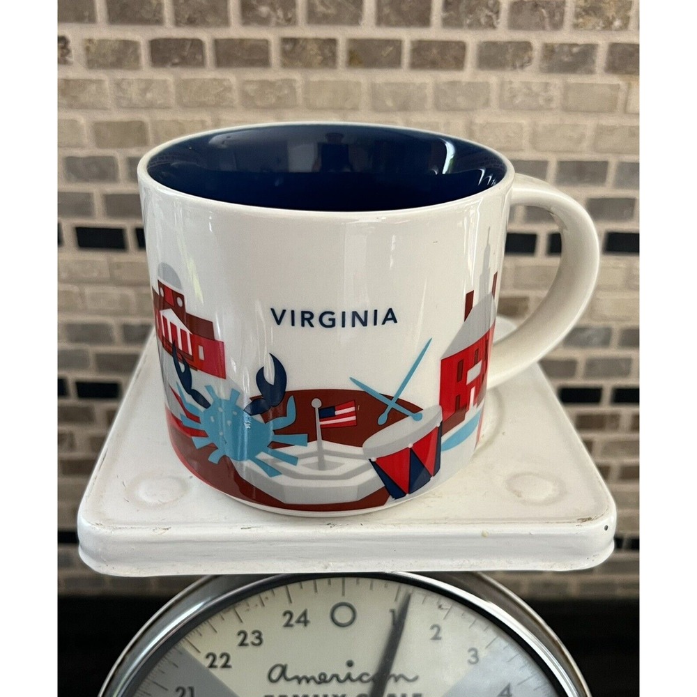 Starbucks Virginia You Are Here YAH‎ Coffee Mug Souvenir 14 oz New w Tag